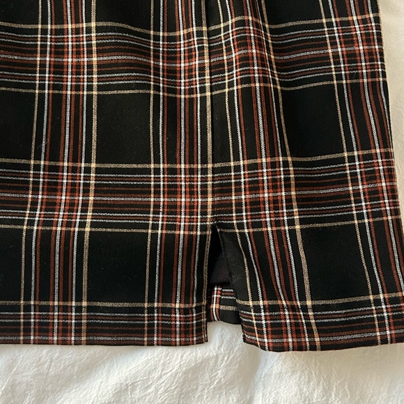 plaid mini dress! perf for fall - Picture 2 of 3